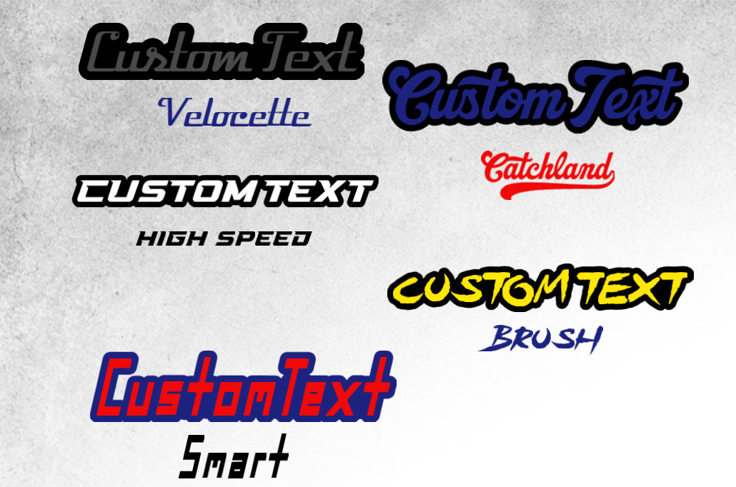 Custom Lazer Cut MULTI COLOR Car Emblem Acrylic Badge Customized Text Names LOGO