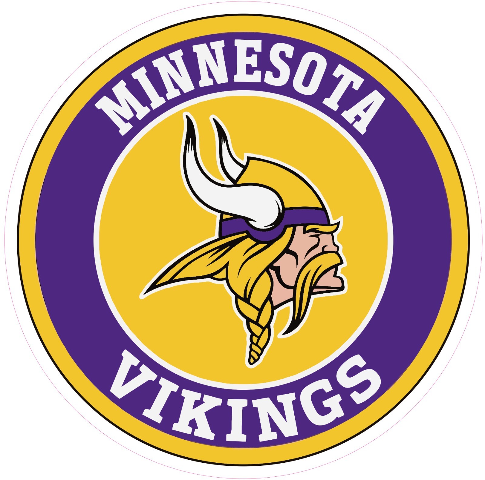 Minnesota Vikings Football Vinyl Decal Sticker Car Truck Bumper Tumbler Mug