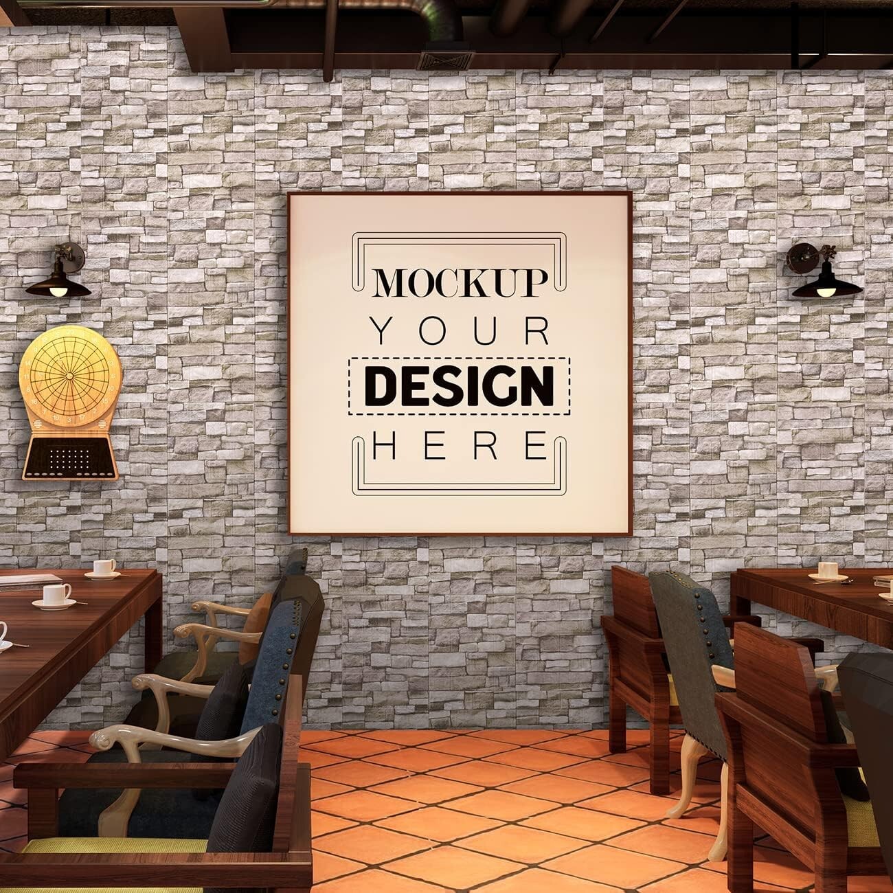 Stylish 3D Wall Panels – 20PCS Self-Adhesive Faux Stone Wallpaper for Home Decor