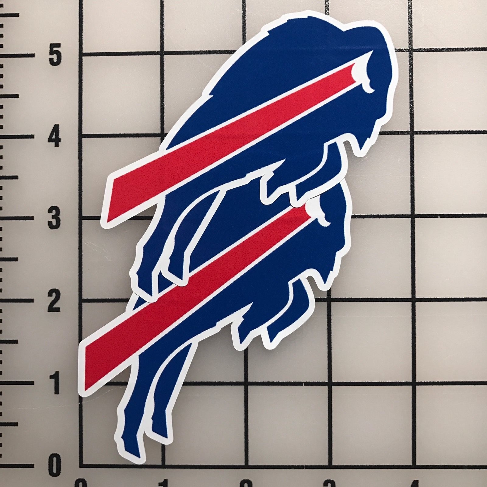 Buffalo Bills 4″ Wide Multi-Color VInyl Decal Sticker – BOGO