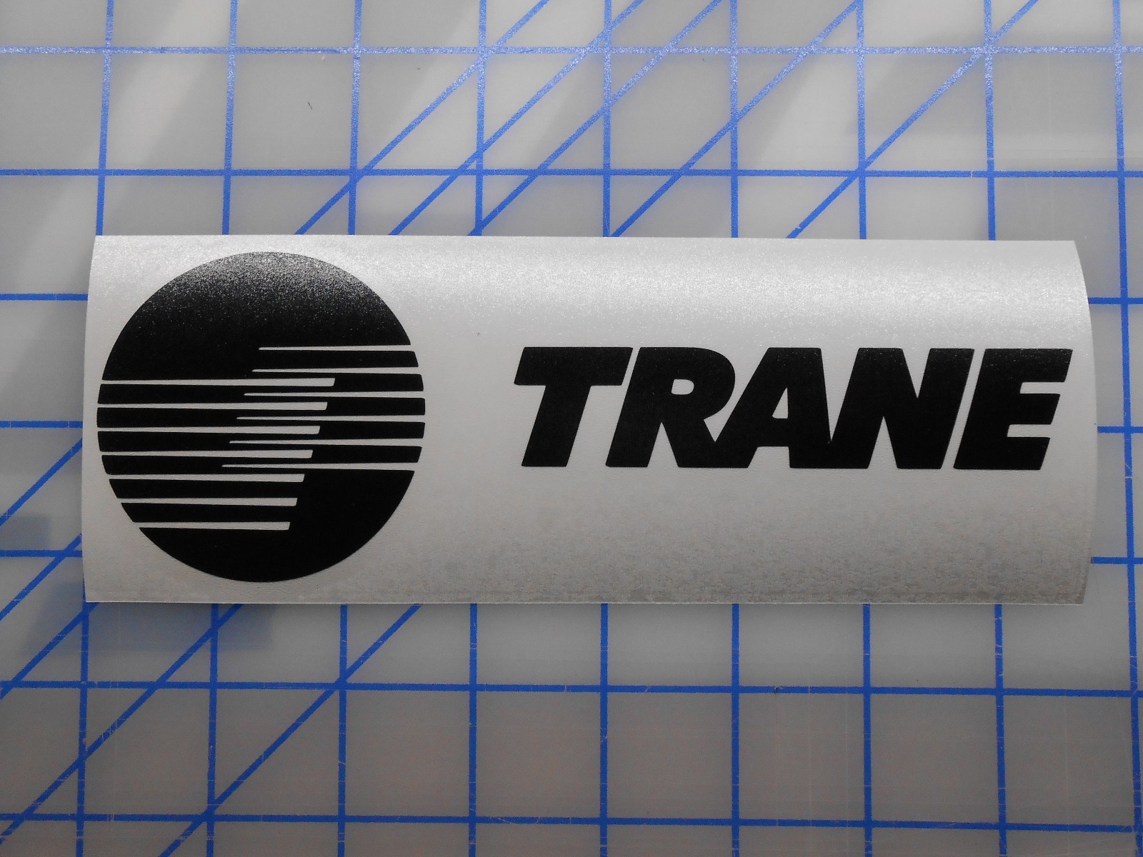 Trane Decal Sticker 3″ 5.5″ 7.5″ 11″ Thermostat HVAC Compressor Capacitor Relay