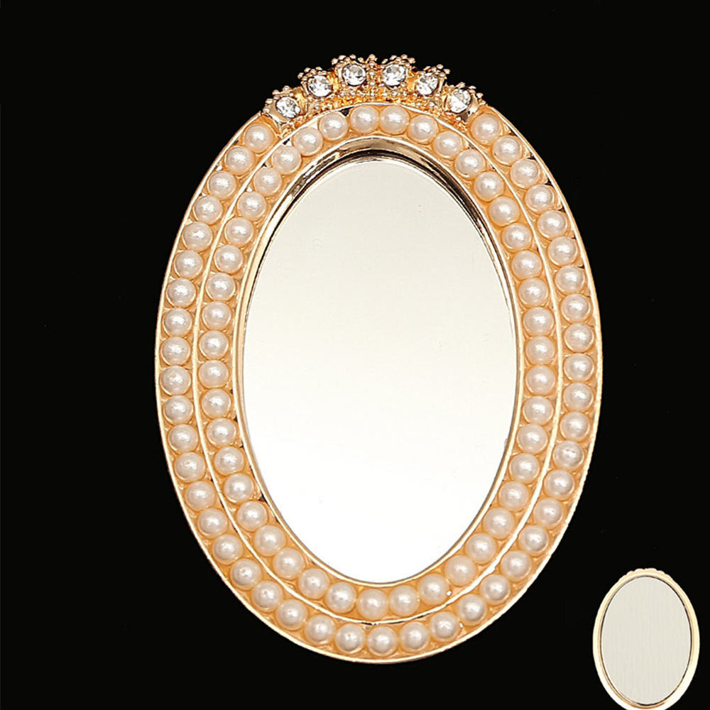 20PCS Scrapbooking Mirror Replacement Mirror Tile Oval Mirror Tiles for Girls