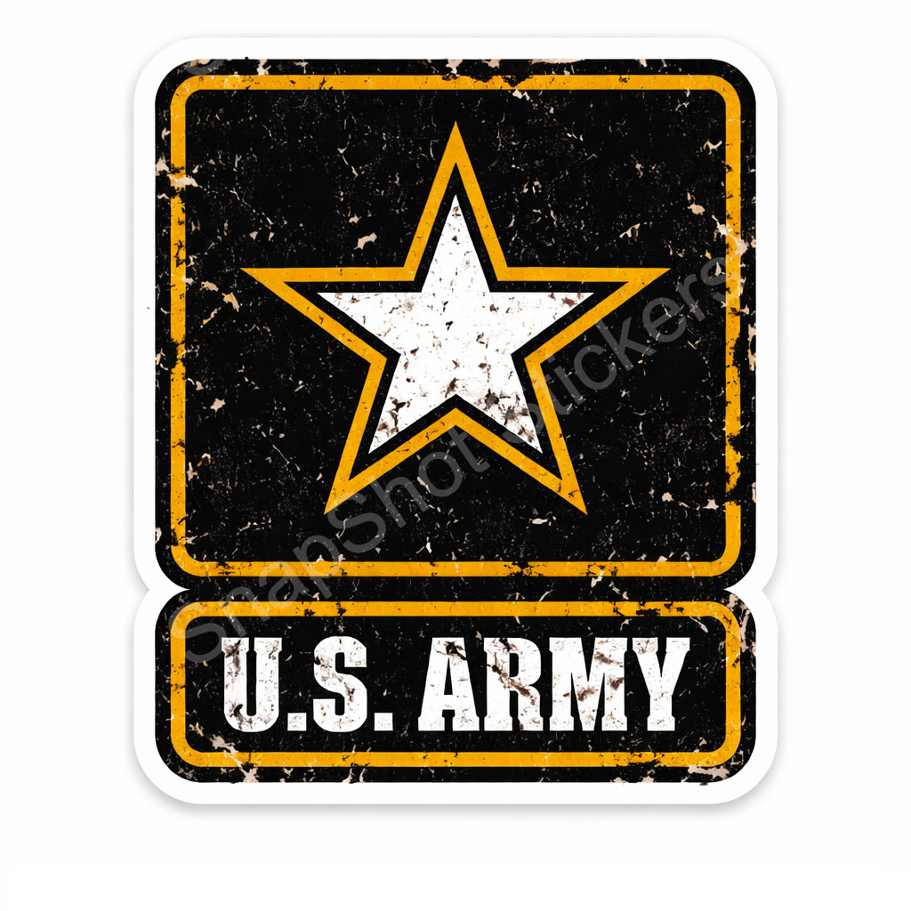 Military Star Vinyl Sticker Decal | Army Inspired Tactical Laptop Car Truck 10