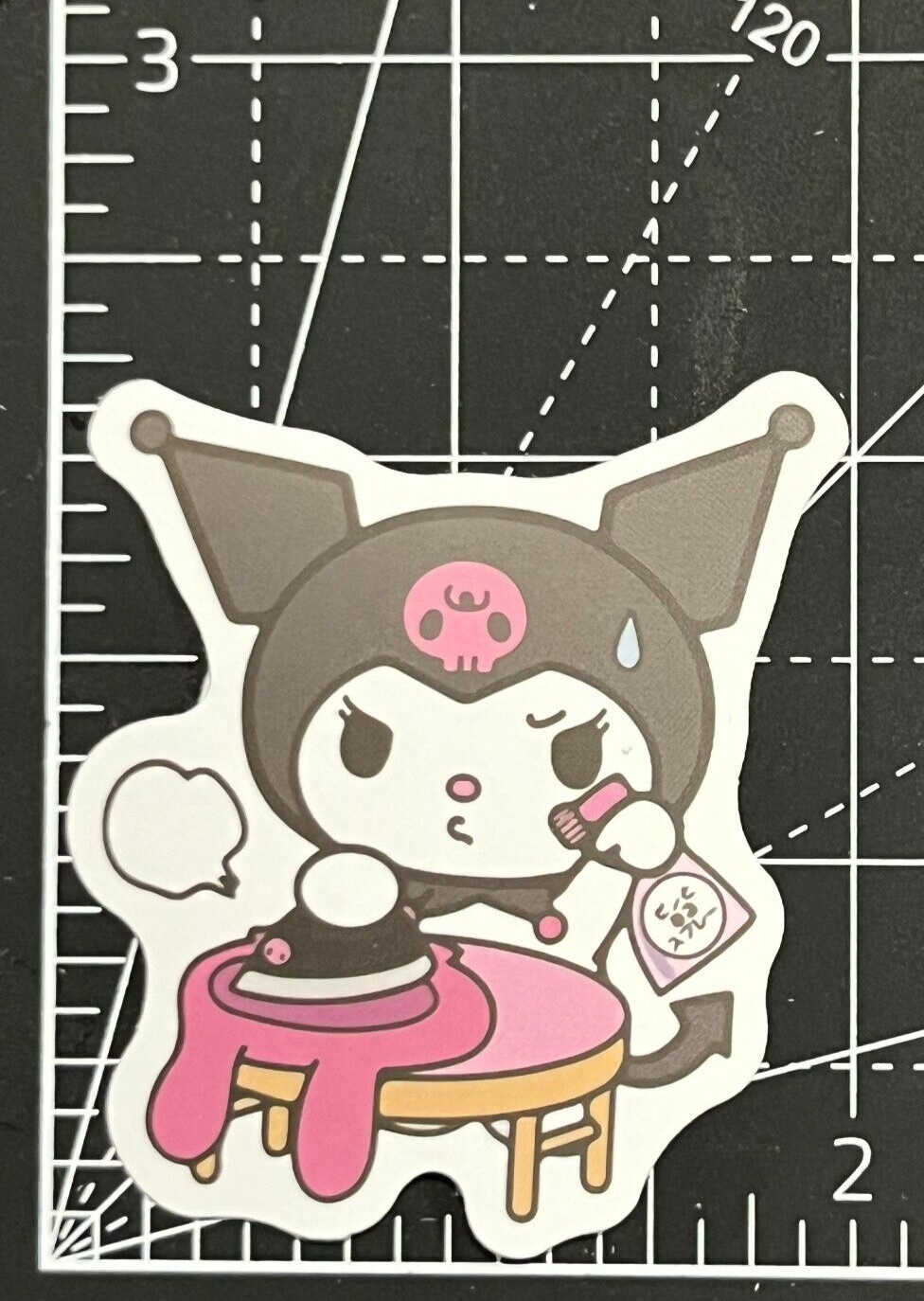 Playing House With Kuromi – Vinyl Decal Sticker Bomb Sanrio Friends KAWAII Emo