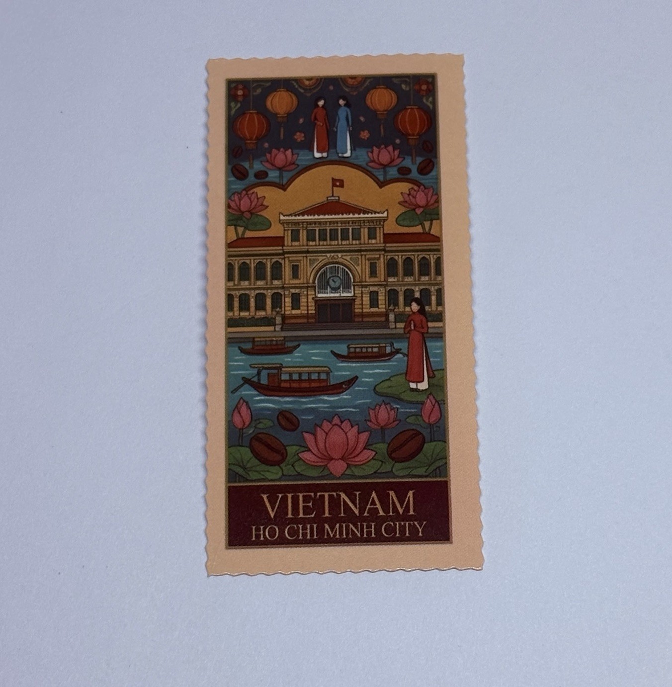 Ho Chi Minh City Hall Sticker Vietnam Travel Decal Vinyl Country Souvenir Tc9