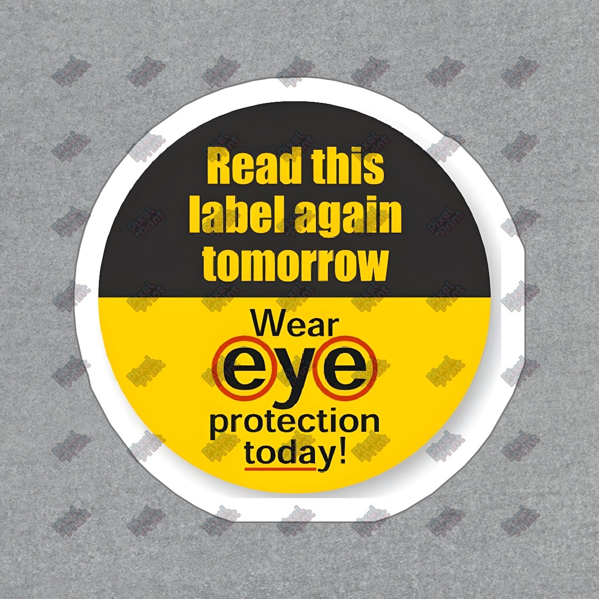 Eye Protection Reminder Vinyl Sticker Safety Decal for Work, Home, & #207575