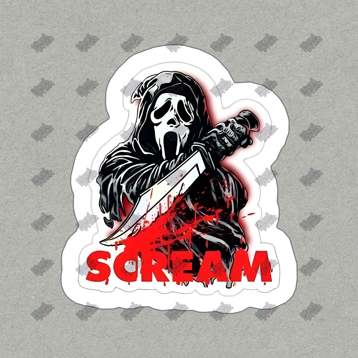 Scream Horror Movie Vinyl Sticker Decal Ghost Face Killer Decal for #126680