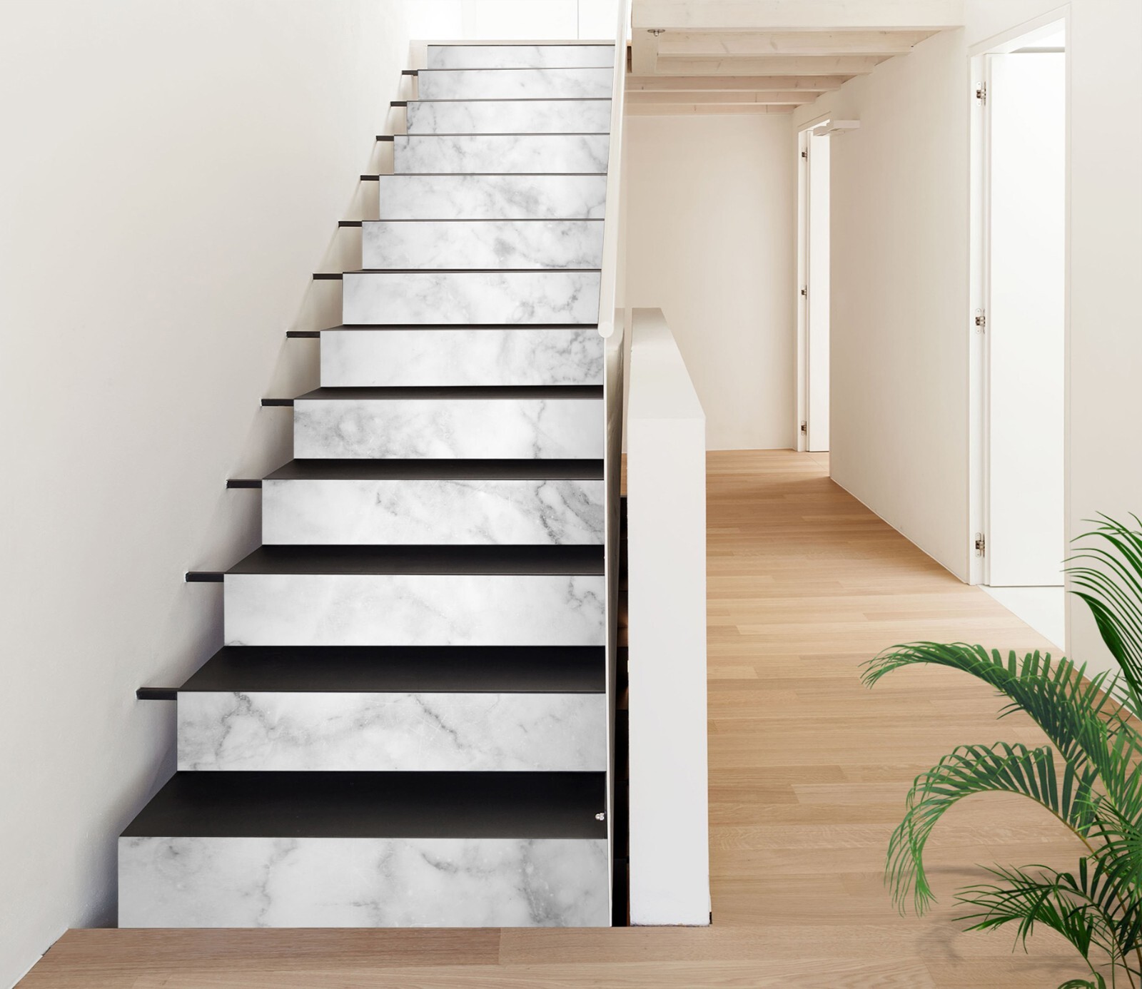 3D Light Grey Texture 8408 Stair Risers Decoration Photo Mural Decal Wallpaper