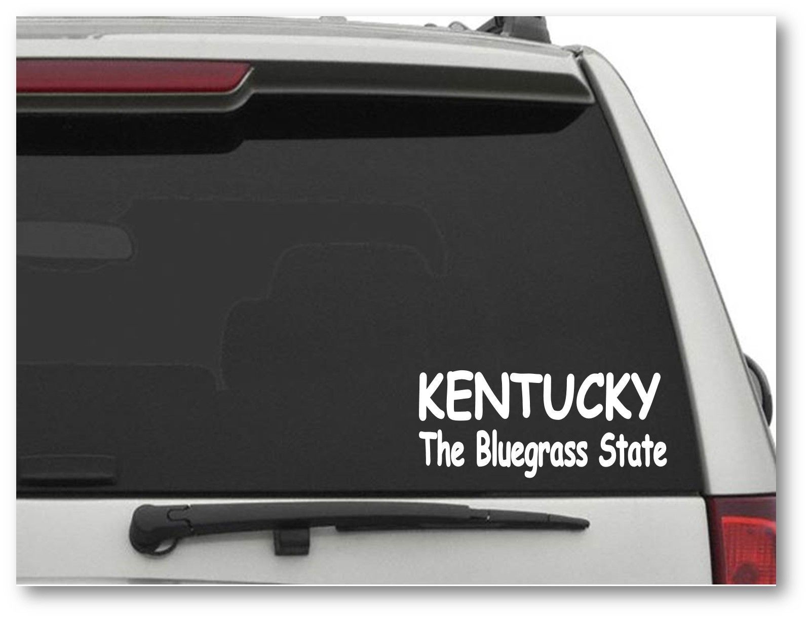 KENTUCKY THE BLUEGRASS STATE Decal Sticker CW7152