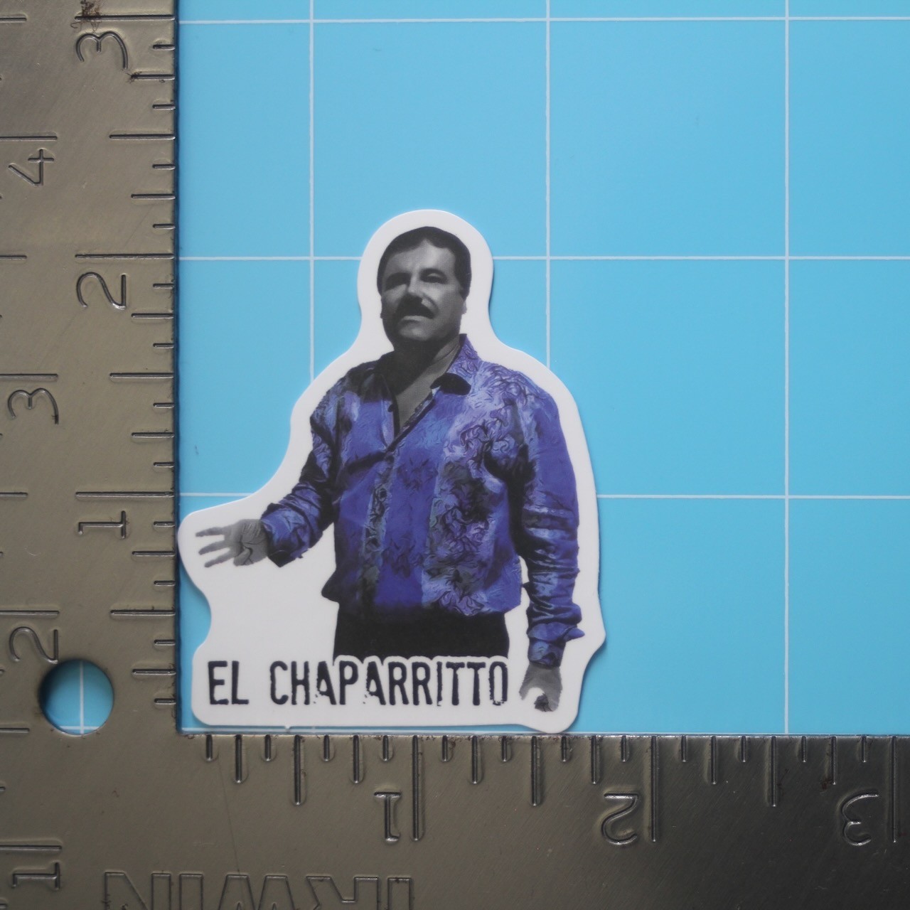 El Chapo Sticker (JOAQUÍN GUZMÁN CHAPARRITO) MX Gangster Cartel, Gloss PVC Decal