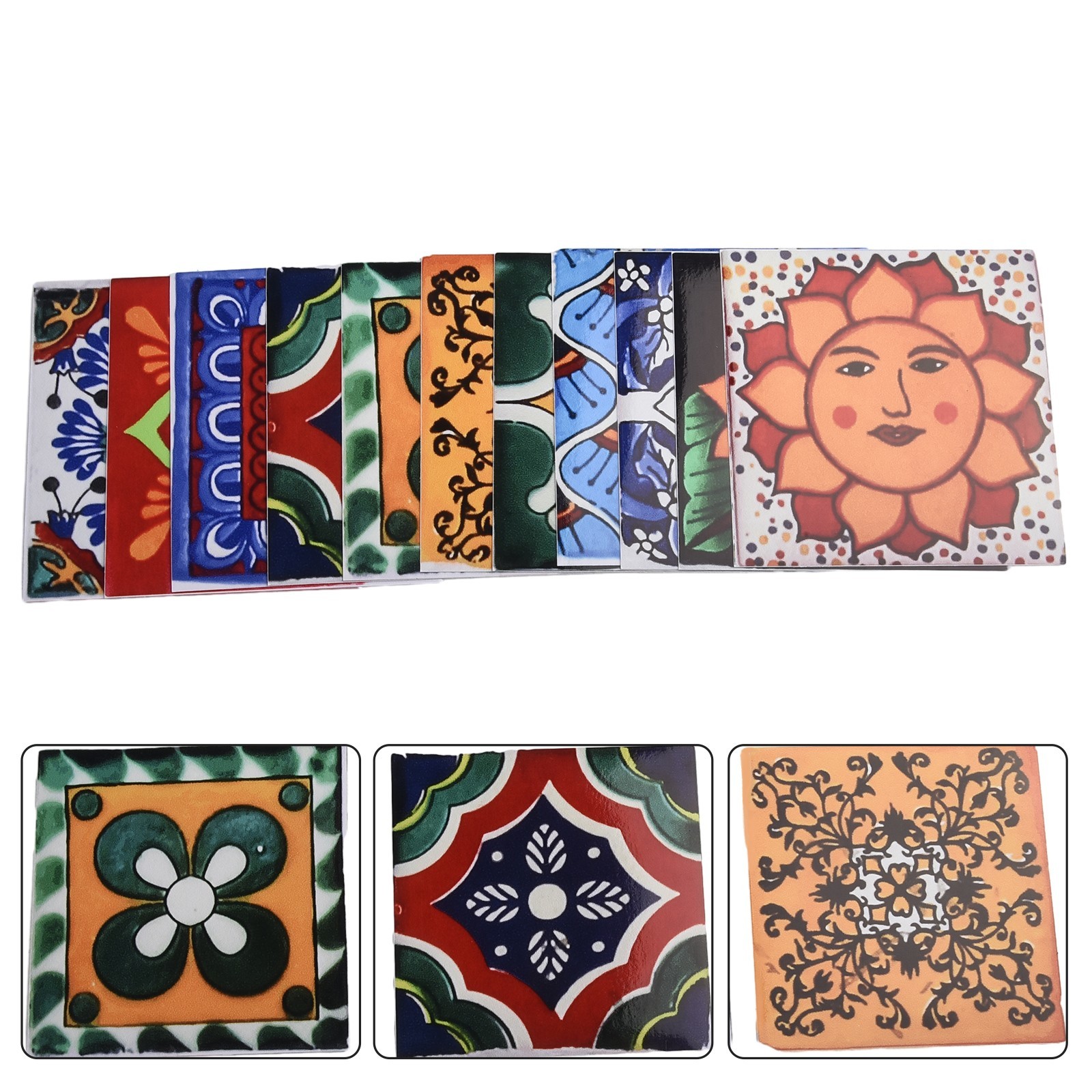 Traditional for TILE Transfers Stickers Wall Vintage Victorian Moroccan Retro