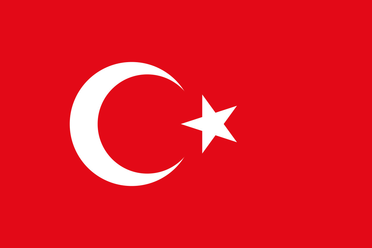 Turkey Country Flag Vinyl Decal Sticker Car Truck Bumper Laptop Tumbler Mug