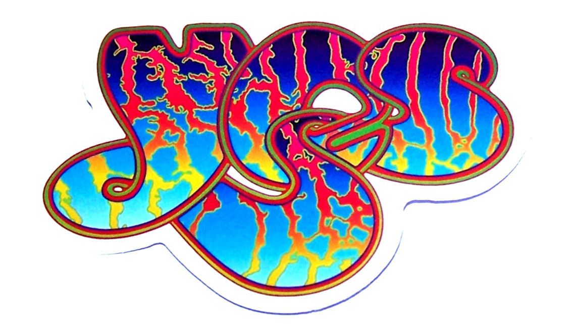 YES – Logo Cut Sticker Decal Band Music Rock Progressive Yes