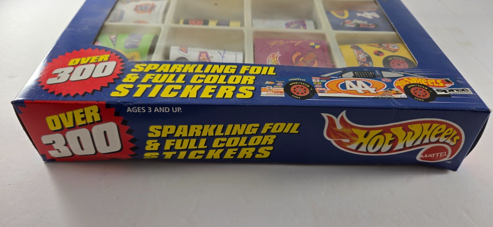 1998 Hot Wheels 300 Sparkling Foil & Full Color Stickers new