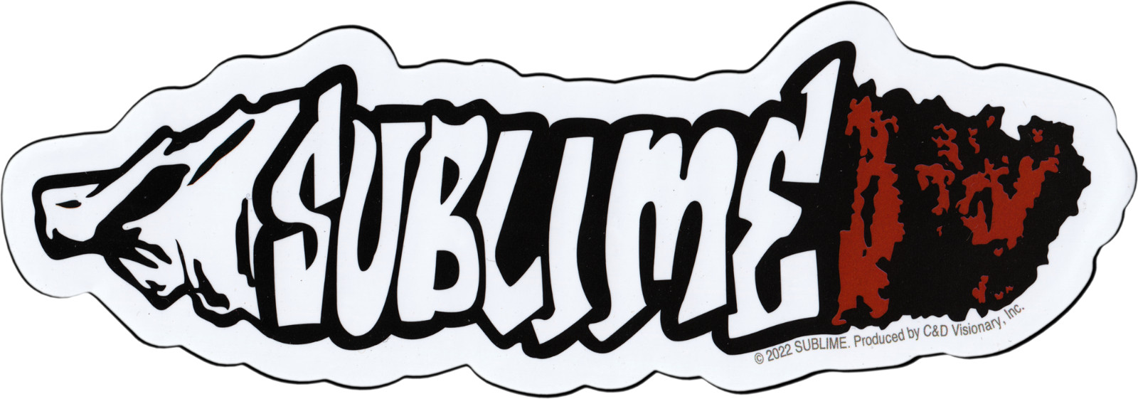 Sticker – Sublime Joint Logo CA Ska Punk Reggae Rock Music Band 6″ Decal #5891