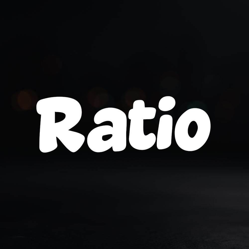 8in Vinyl Decal Sticker – “Ratio”