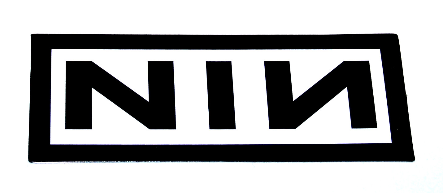 NINE INCH NAILS – Logo Cut Sticker Decal Band Music NIN Trent Reznor Techno Rock