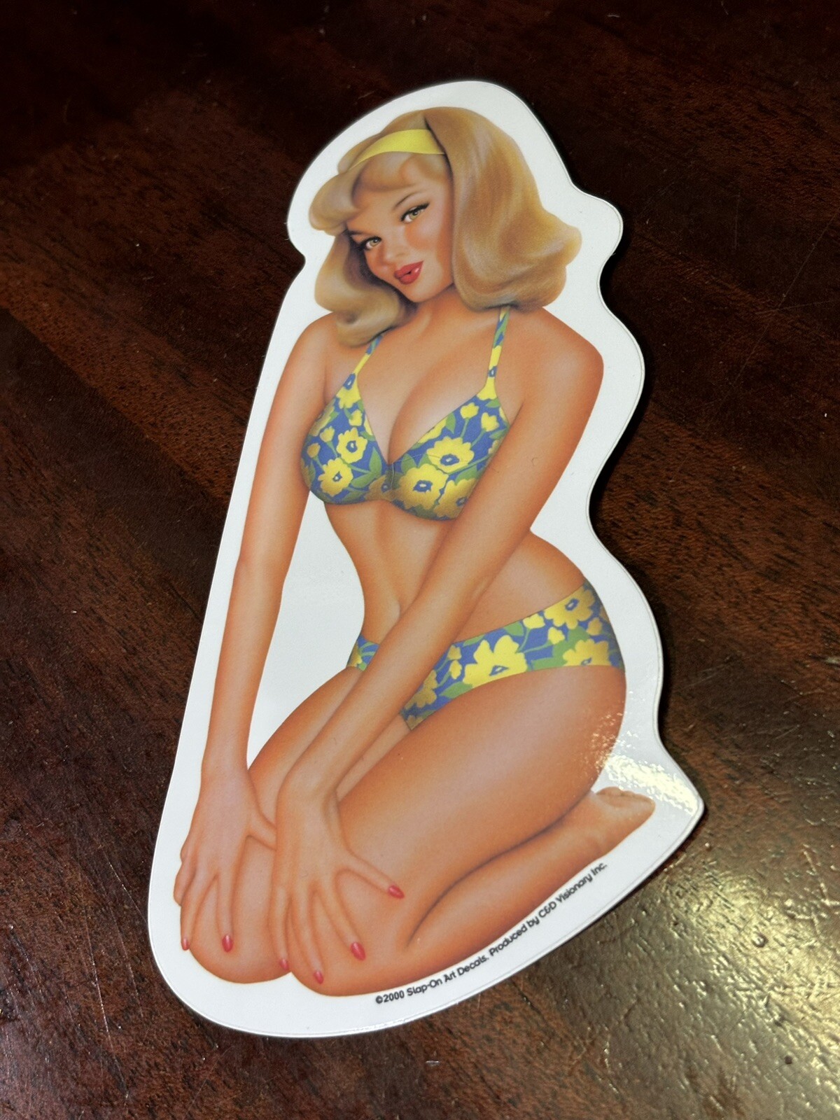 CARTAGENA SLAP-ON DECAL BABY SEXY STICKER Bikini Girl ..