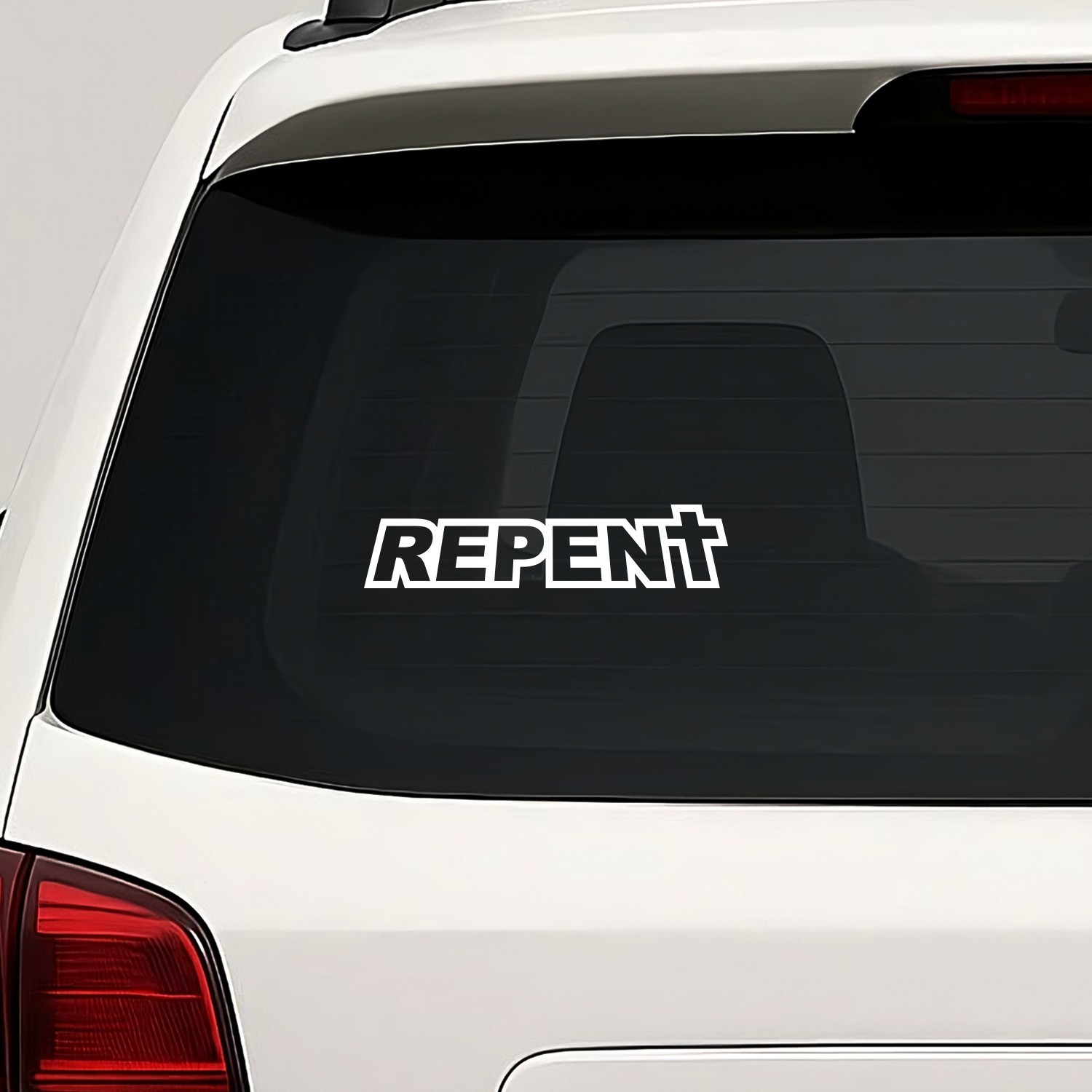 REPENT Vinyl Die Cut Decal Sticker – Jesus Christ Christian Sin Saved Religious
