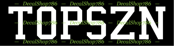 TOPSZN – OVO – Drake – Vinyl Die-Cut Peel N’ Stick Decals / Stickers