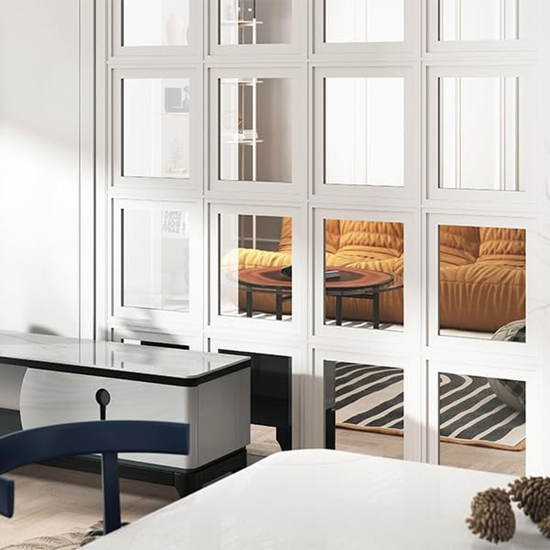 Self-Adhesive Large Mirror Wall Stickers 24″x394″ for Home Decor and Crafts