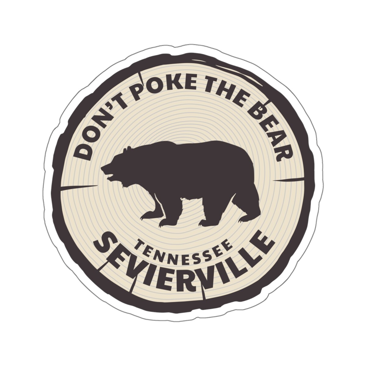 Sevierville, Tennessee – Kiss-Cut Stickers