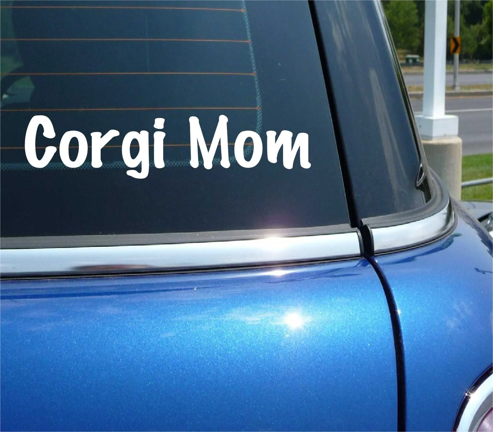 CORGI MOM PEMBROKE CARDIGAN DOG PET FUNNY DECAL STICKER ART CAR WALL