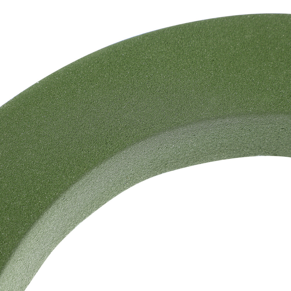 1PC Flower Foam Ring Wet Floral Designer Oasis Wreath Base for Fresh Sucker