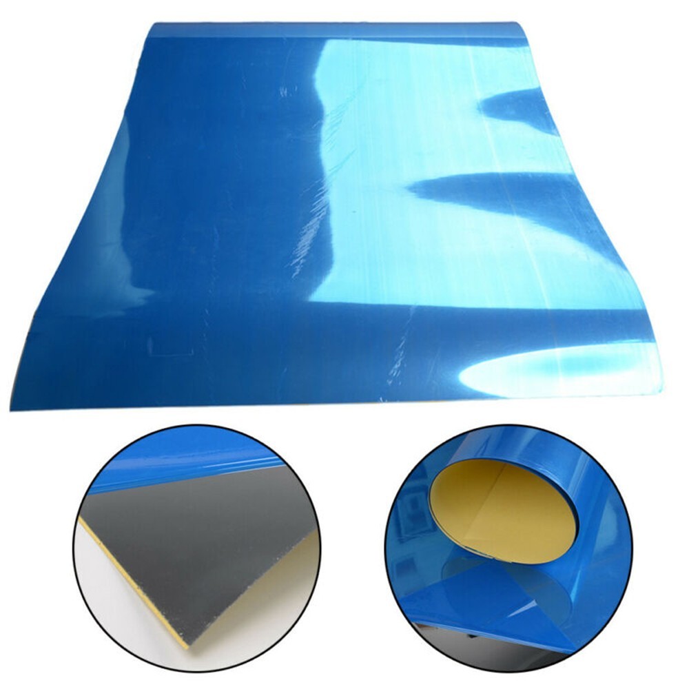100/200CM Self-Adhesive Mirror Reflective Tiles Acrylic Wall Sticker Decor US