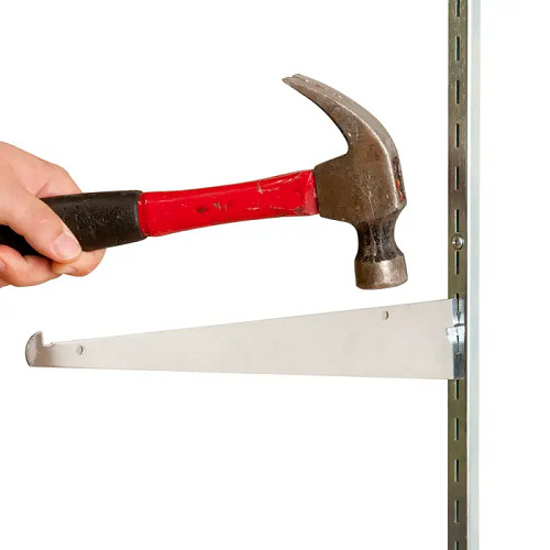 Econoco GA14 Tap-In Shelf Bracket For President Line (Pack of 25)
