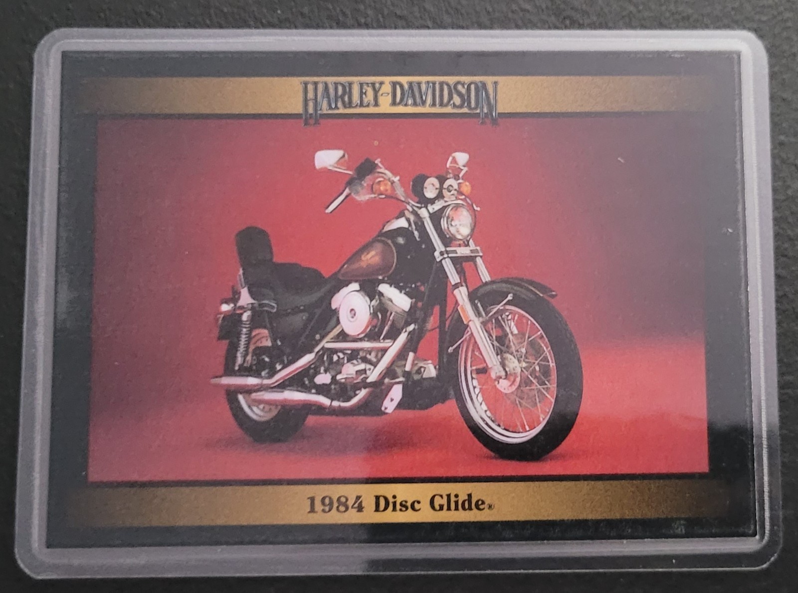 Vintage Harley Davidson Collectible Card Fridge/Locker/Cabinet Laminated Magnets