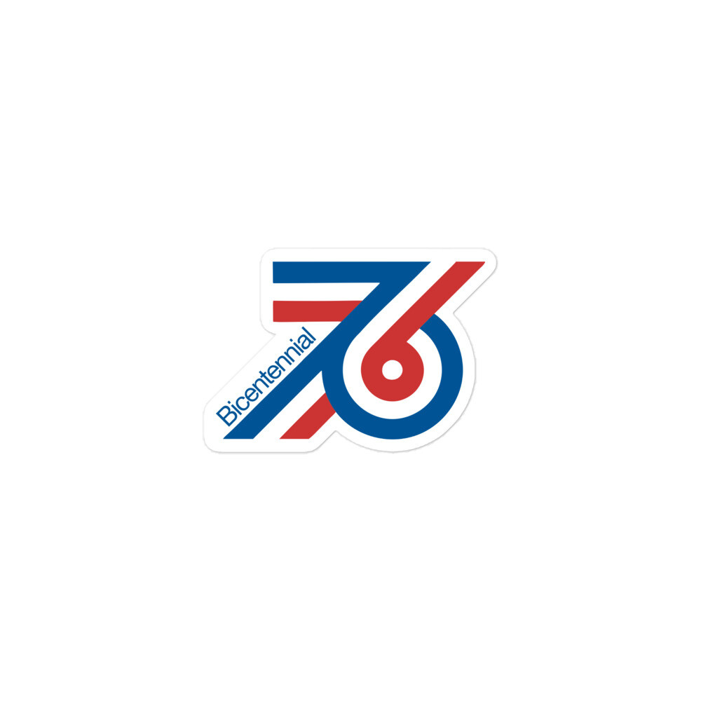 1976 American Bicentennial Retro Sticker