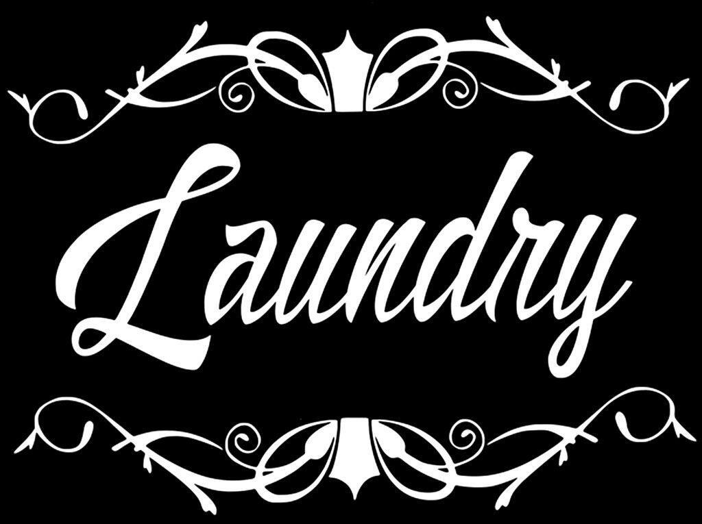 Laundry Room Door Sticker