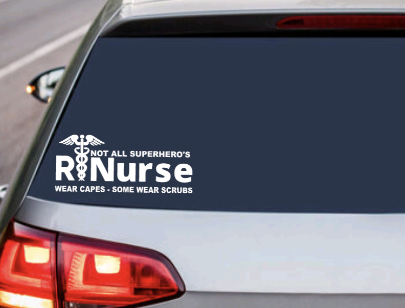 EMS EMT MEDIC DOCTOR “SUPER HERO” NURSE STAR OF LIFE VINYL DECAL STICKER
