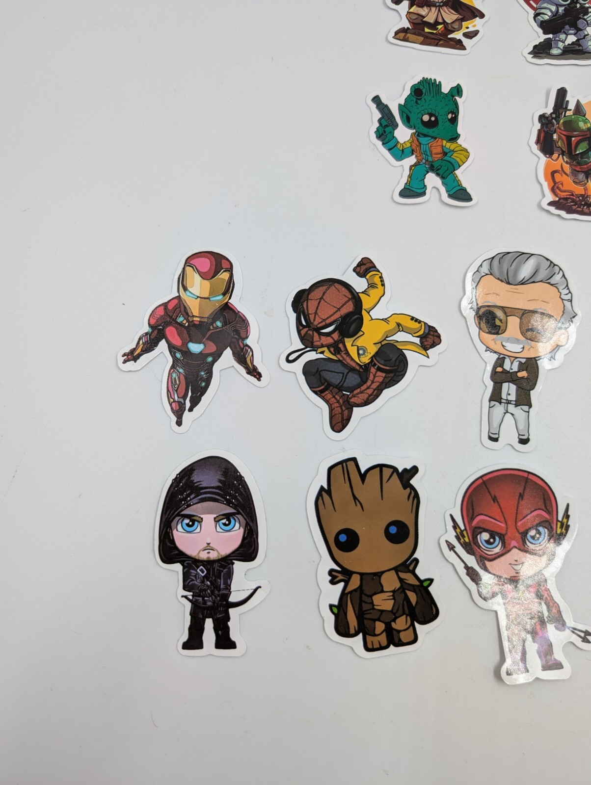 Marvel Nintendo And Star Wars Character Stickers 18 pcs Total