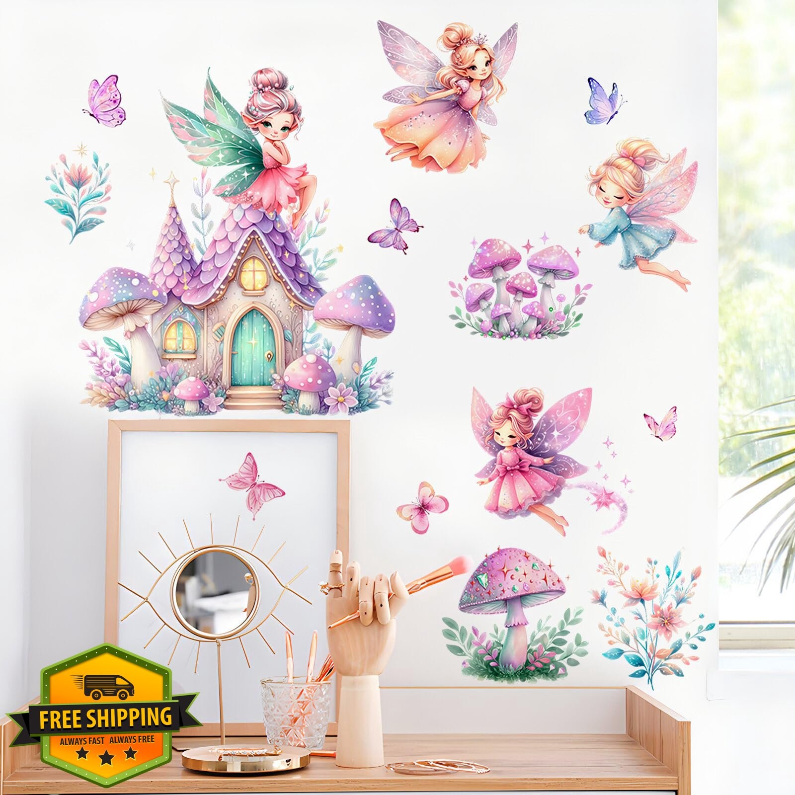 DTLIFEK Fairy Wall Decals 88