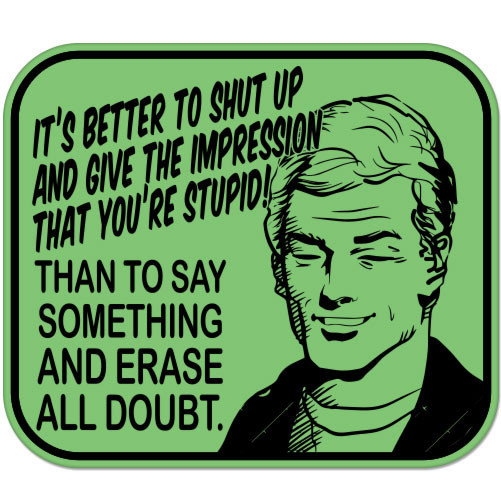 Better to Shut Up Funny Rude car bumper sticker 5″ x 4″