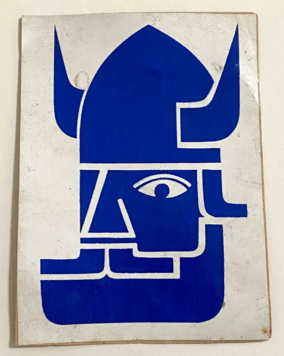 Viking Art Sticker Decal 4″ Vintage