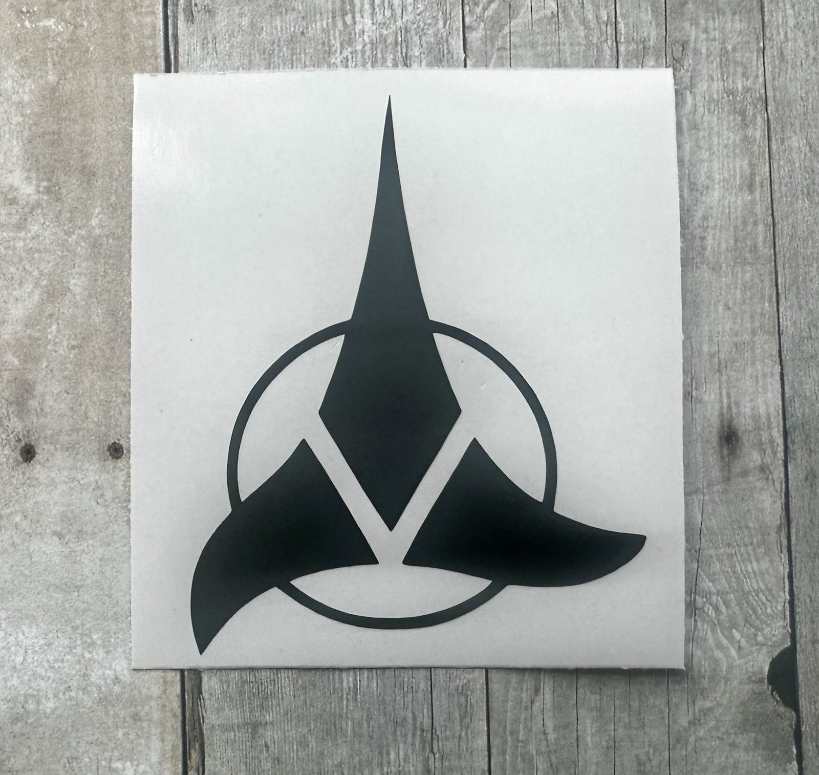 Klingon Insignia Star Trek Premium Vinyl Decal