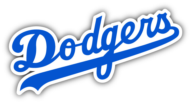 Los Angeles Dodgers MLB Baseball Sport Logo Car Bumper Sticker Decal ”SIZES”