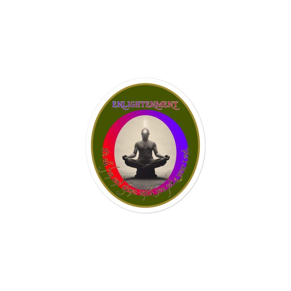 “Enlightenment” Sticker Funny New Age Psychology Ego Transpersonal