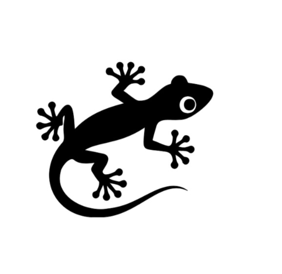 Cute Gecko Lizard Vinyl Decal Sticker Car Truck Window Laptop Water Bottle Mug