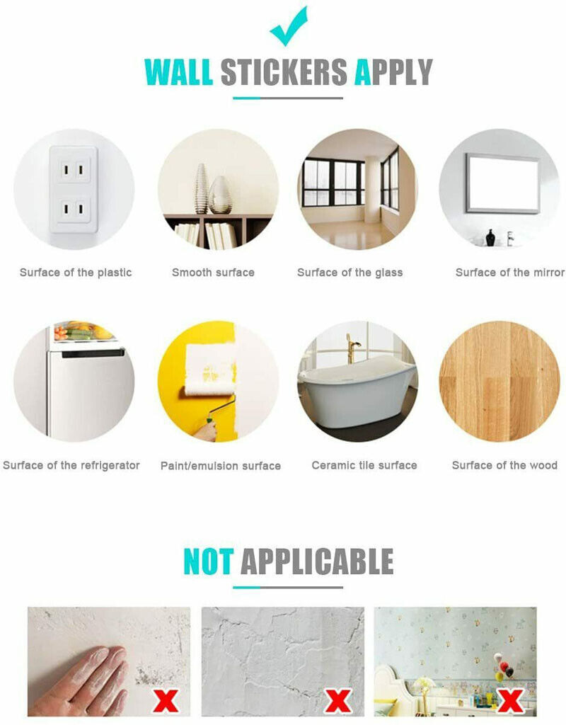 50 PCS Removable 3D Butterfly Reflective Wall Stickers Decals DIY 5 cm Art Decor