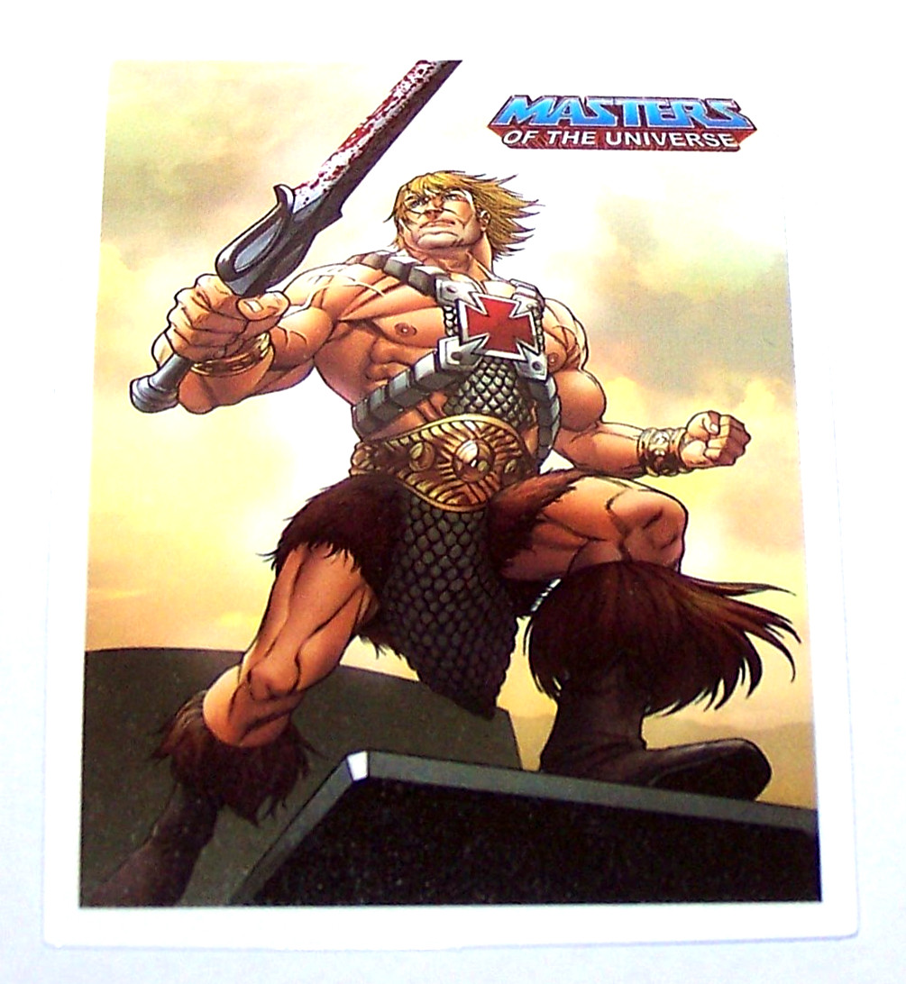 HE-MAN Logo Die Cut Sticker Decal TV Movie Cartoon – Masters of the Universe