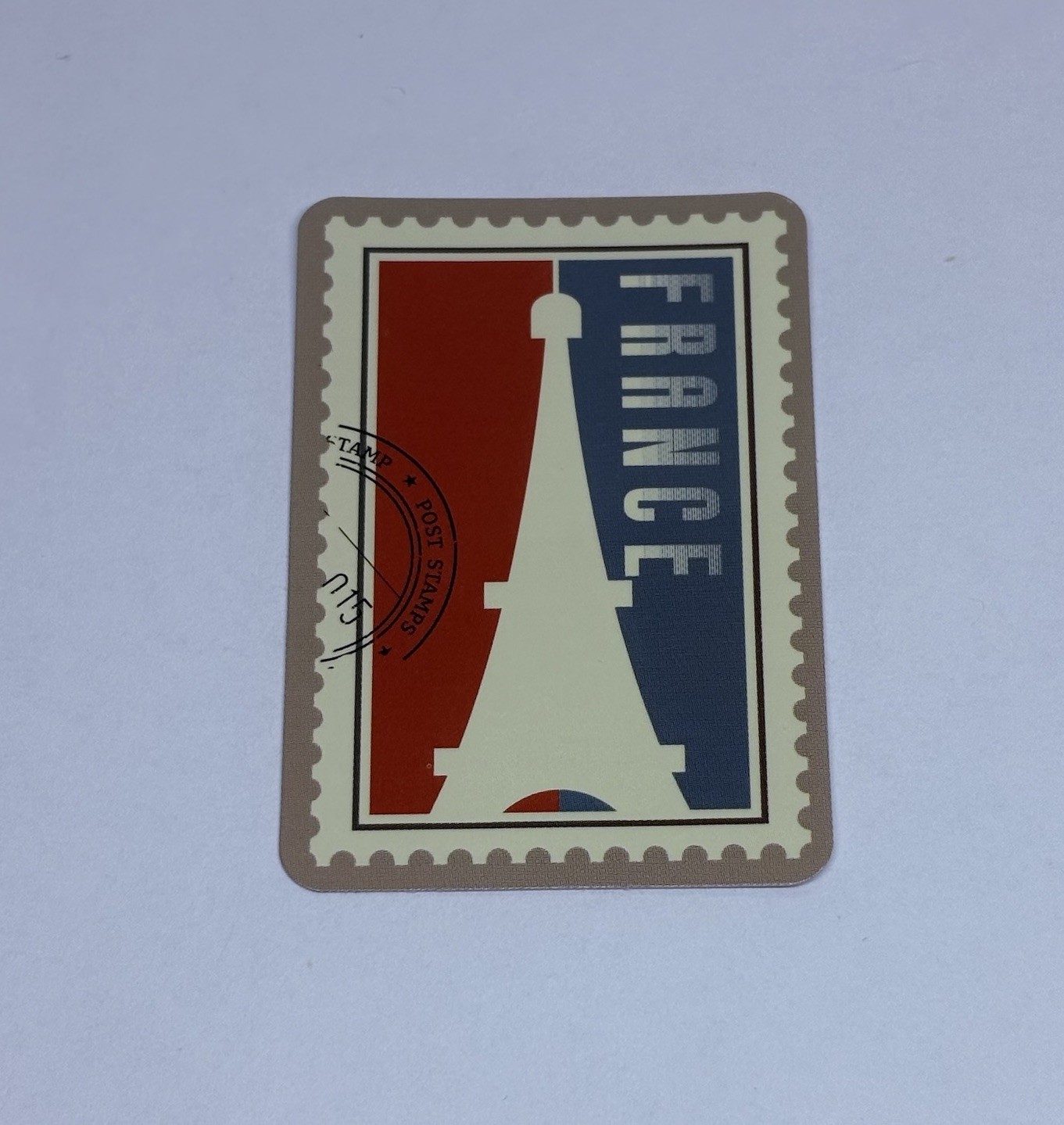 Eiffel Tower France Postage Stamp Novelty Sticker Vinyl Decal Travel Art Tc9