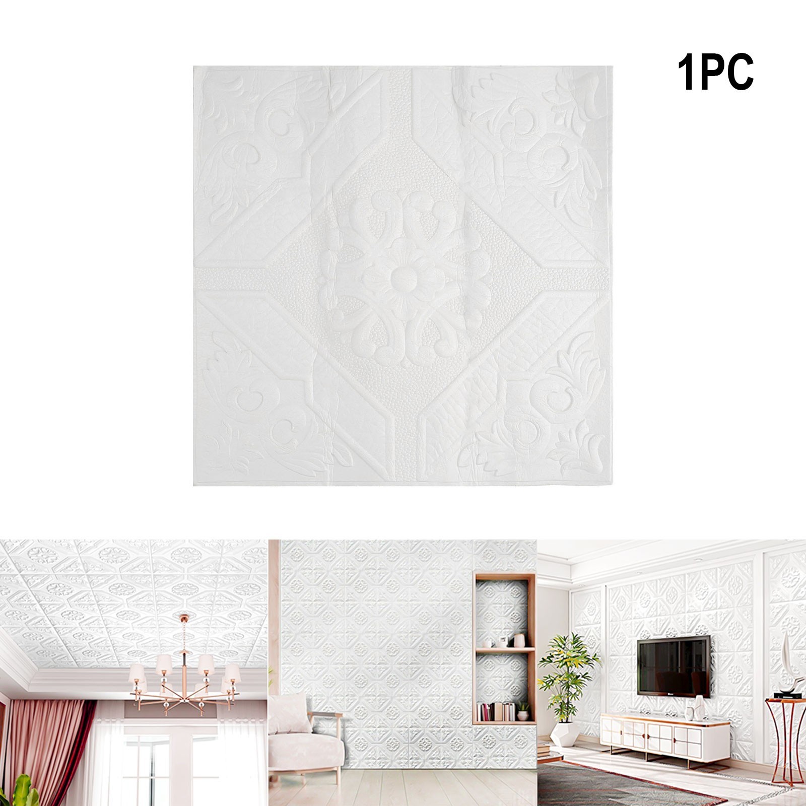 10*3D for TILE Brick Wall Sticker Self-adhesive Waterproof XPE Foam Panel Home