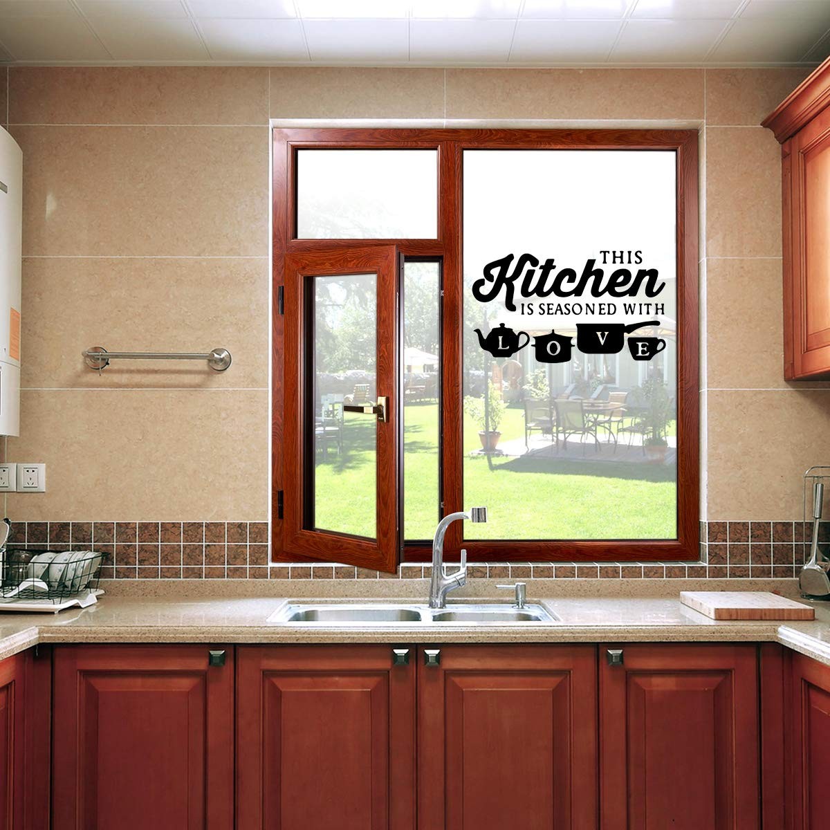 Kitchen Art Font Decorative Wall Stickers PVC Material Decals for Kitchen Wal…