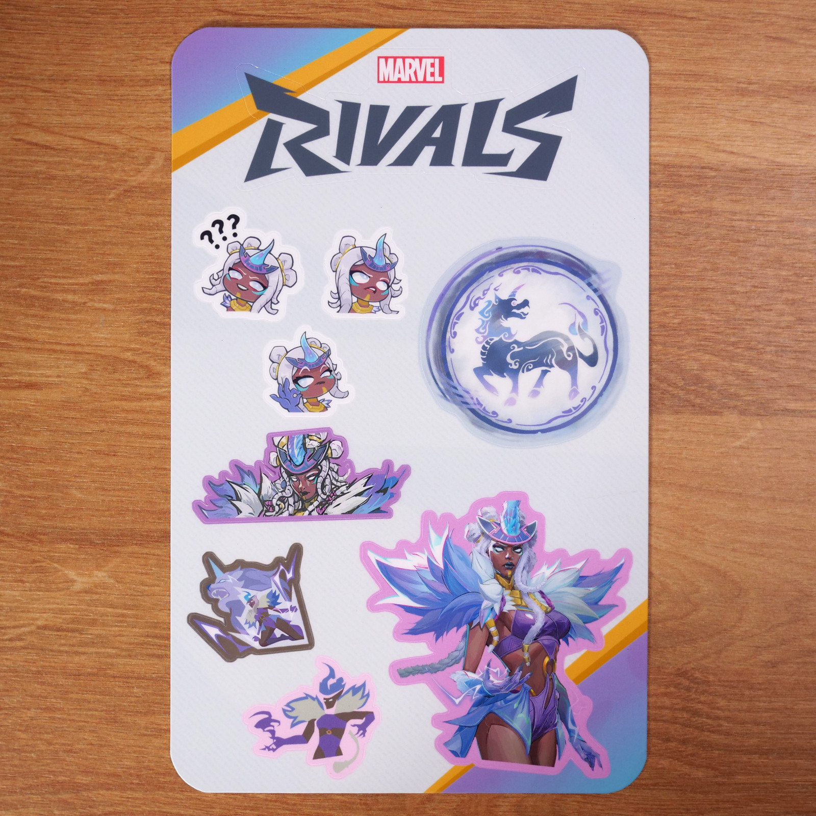 Marvel Rivals Storm (Queen of Orphans Witch Skin) Sticker Sheet