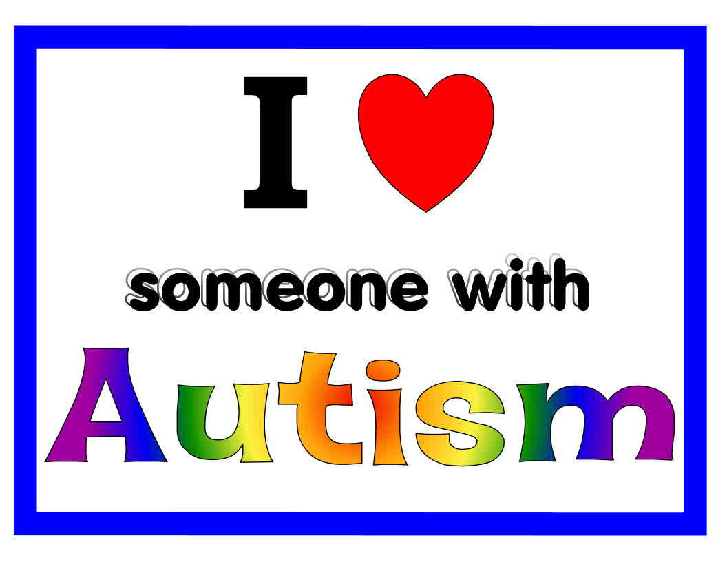 AUTISM AWARENESS MAGNET blue