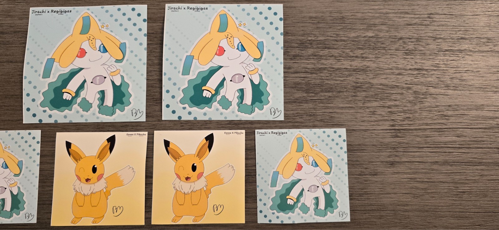 Custom Made Pokémon Fusion Stickers (SELECT WHAT YOU’D LIKE)